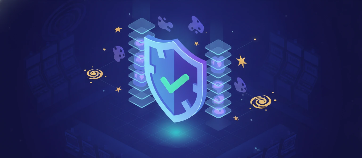 Conceptual safety-check illustration for choosing a trustworthy online casino