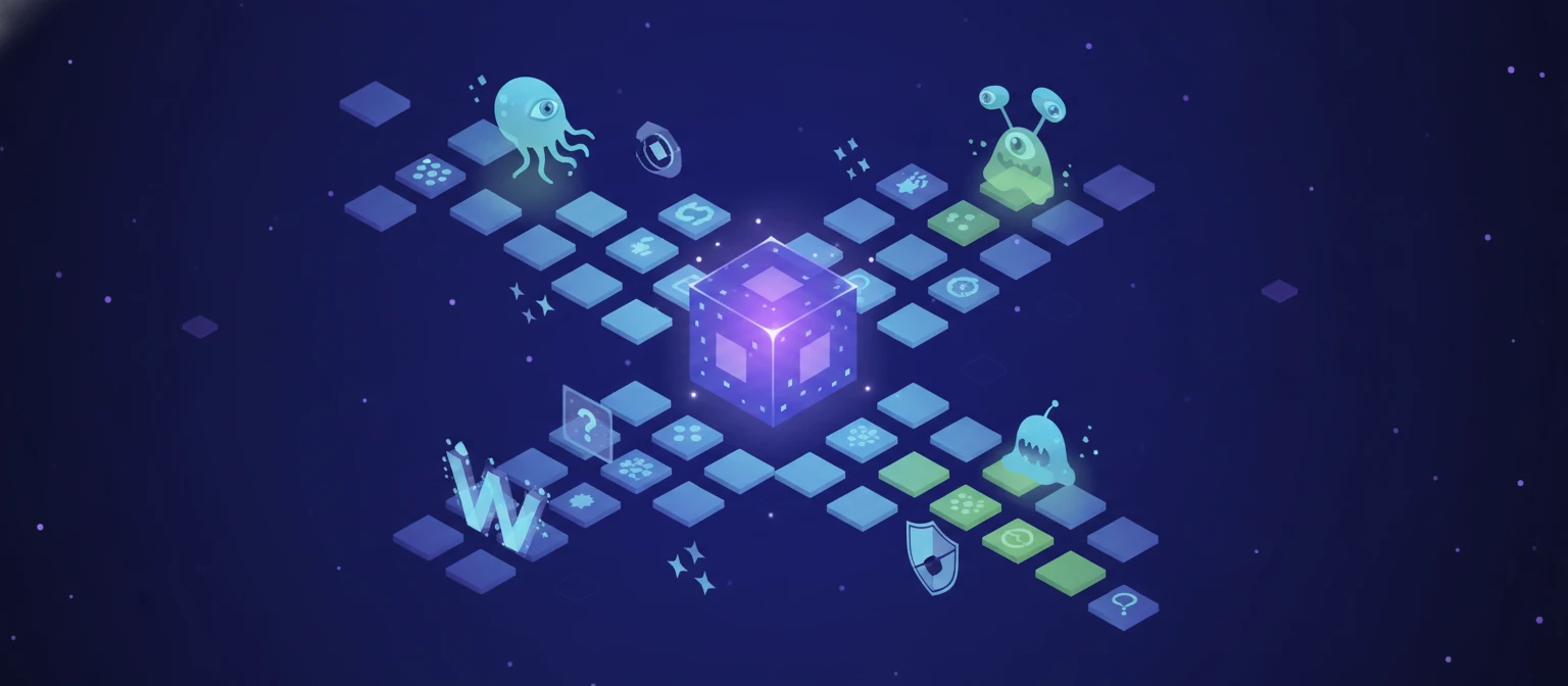 Conceptual illustration of an online slot spreading across casino lobbies